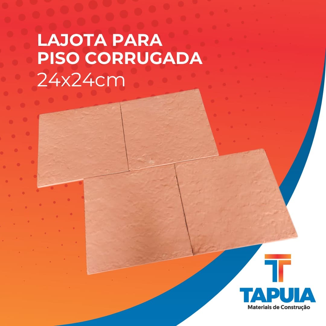 lajota para piso corrugada