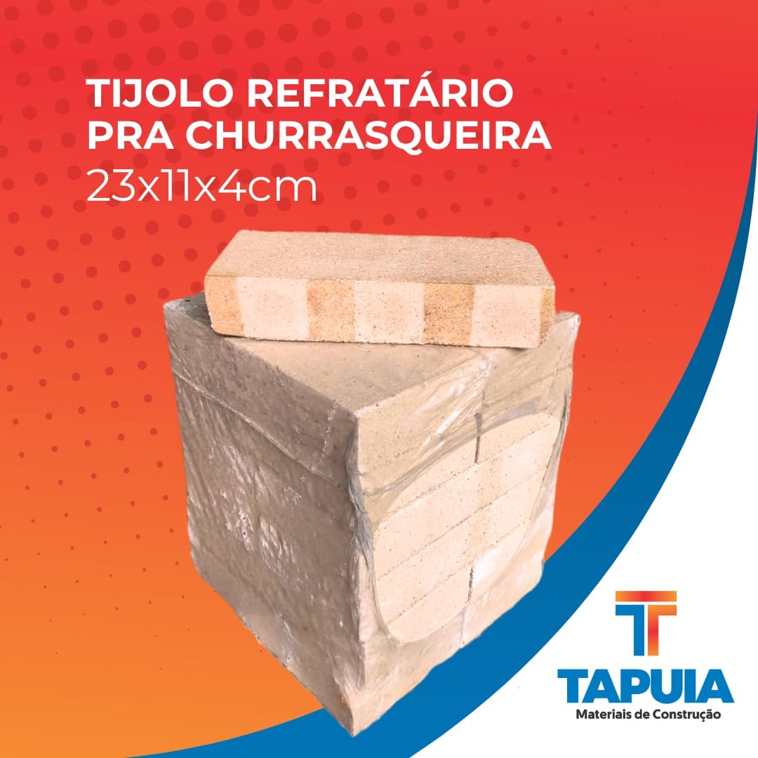 tijolo refratário para churrasqueira